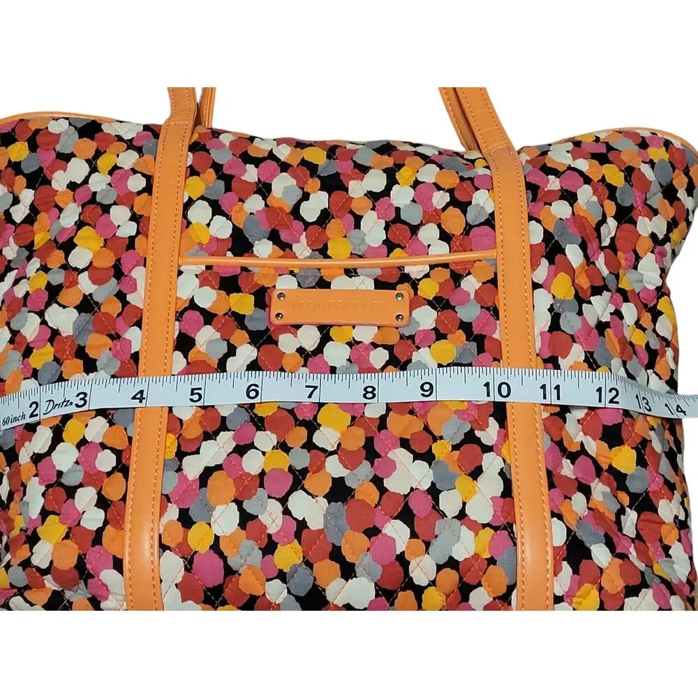 Vera Bradley Trimmed Vera Tote in the vibrant retired 